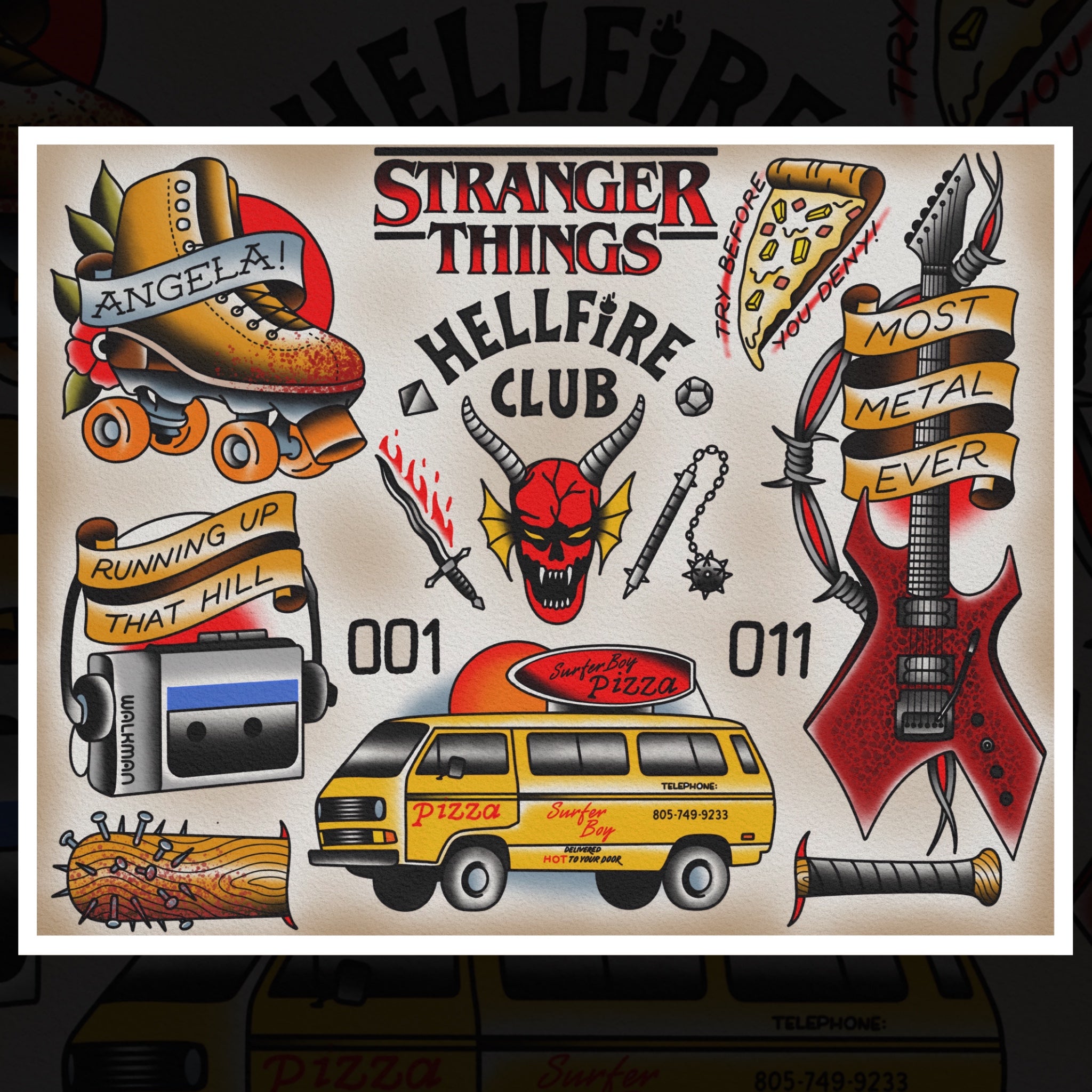 STRANGER THINGS FLASH SHEET